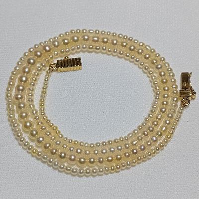 Basra Natural Pearl Necklace Strand 28.35 Carats