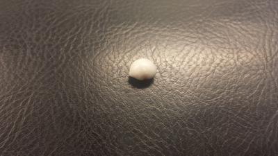 Beautiful pearl found in Louisiana Oyster!