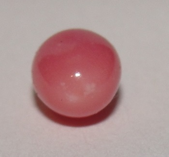 Beautiful pink conch pearl 11mm 2+ carats