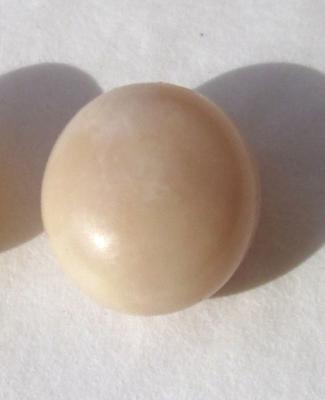 Beige Conch Pearl 3.55 carats Button Shape