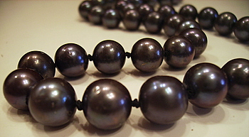 Black Freshwater Pearls