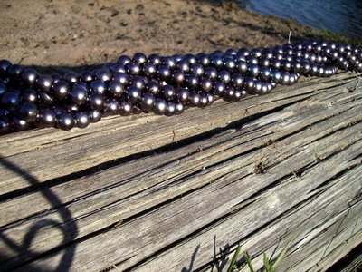 Black Pearls on Pole black pearls on pole
