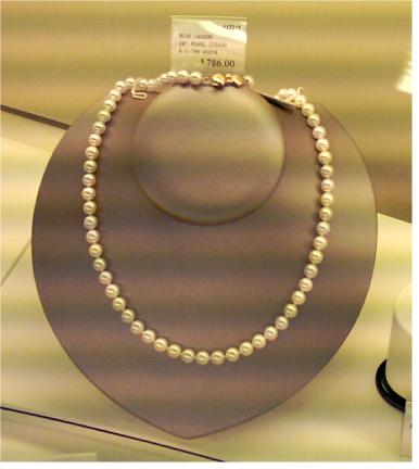 Pearl necklace 19 inch. Biwa Lake Japan Pearls and 14k gold - agrohort ...