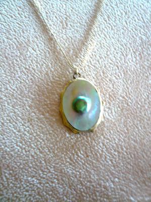 California red abalone blister pearl 6mm