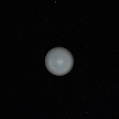 Clam Pearl 1+ ct 6mm Button Shape with Flame