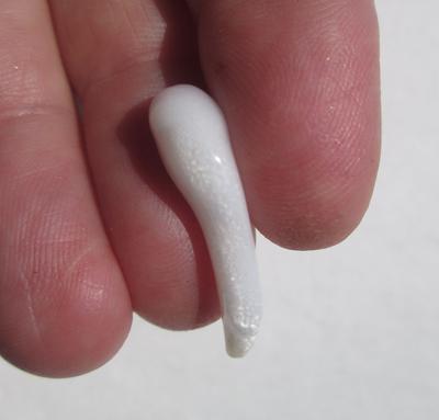 Clam Pearl 26mm Pipe Shape 8+ carats