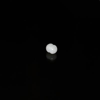 Clam Pearl 5mm Semi-Button with Flame