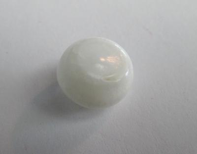Clam Pearl Button Shape with Flame 11+ carats 10+mm