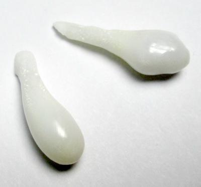 Clam Pearl Drop Pair Full Flame 22mm and 24mm