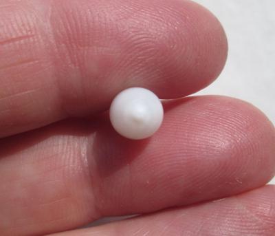 Clam Pearl Drop Shaped Pointed on Both Ends 3carats for Sale