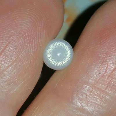 Clam Pearl Drop with Flame 1.7 carats