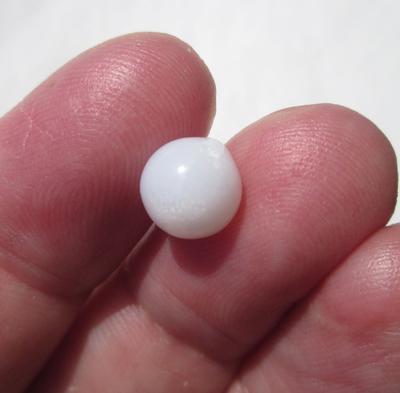 Clam Pearl Fat Drop Shape with Flame 4+ carats