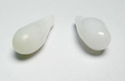 Clam Pearl Pair Drop Shaped Matched Pair 13+mm