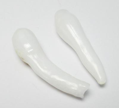 Clam Pearl Pair Extra Long Drops 35mm 35carats total