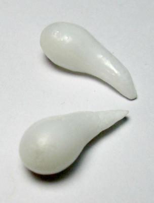 Clam Pearl Pair Matched Curved Drops 17+mm for Sale