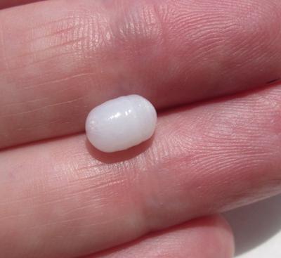 Clam Pearl with Flame 8mm 2+ carats 