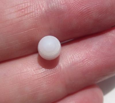 Clam Pearl with Flame 8mm 2+ carats 