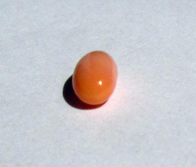 Conch Pearl 9mm Oval Peach Colored