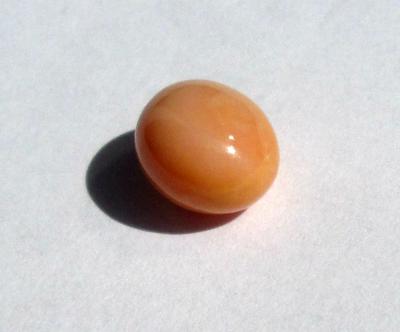 Conch Pearl Light Brown Oval 4+ carats 
