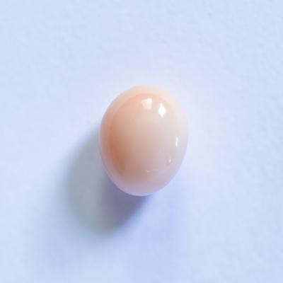 Conch Pearl Light Pastel  Egg Shape 2+ carat 8mm 