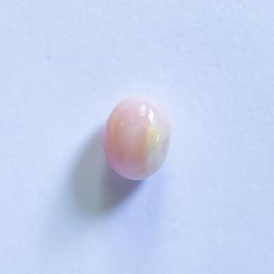 Conch Pearl Pale Pink Oval 1+ carat 7mm