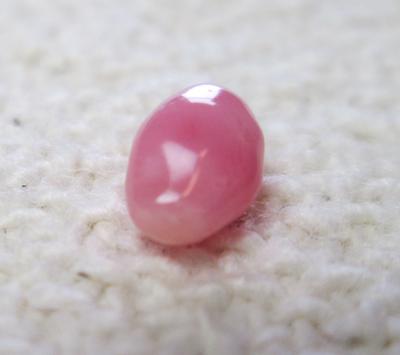 Conch Pearl Pink Flame Oval Baroque 6mm