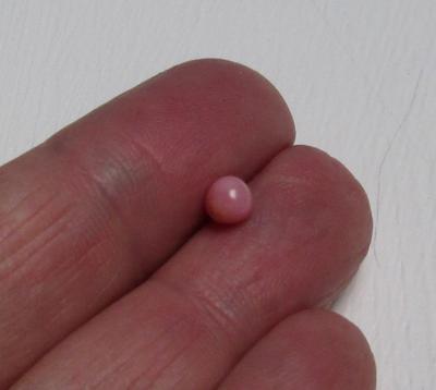 Conch Pearl Roundish 4mm Pink