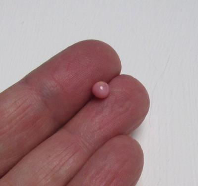 Conch Pearl Roundish 4mm Pink