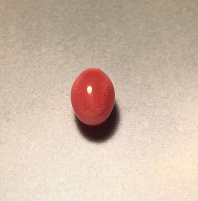 Conch Pearl Strawberry Pink Oval 2.35 ct