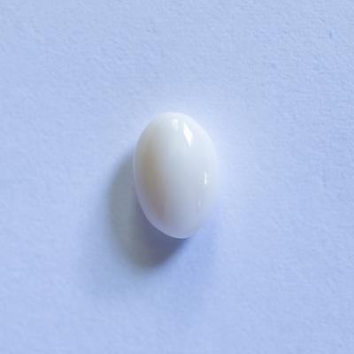 Conch Pearl White 8mm 1+ carat Oval 