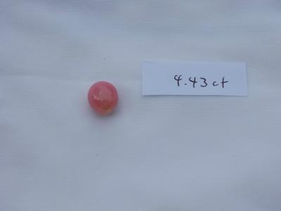 Dark Pink Conch Pearl 4.43 ct