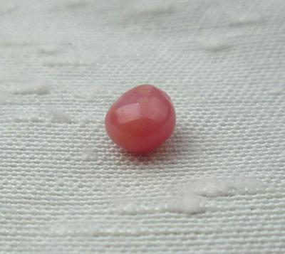Dark Pink Conch Pearl Button Shape 5mm