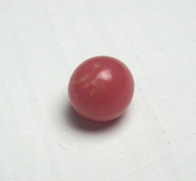 Dark Pink Conch Pearl Near Round 6mm 1+ Carats