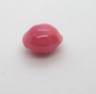 Dark Pink Conch Pearl Oval 6mm