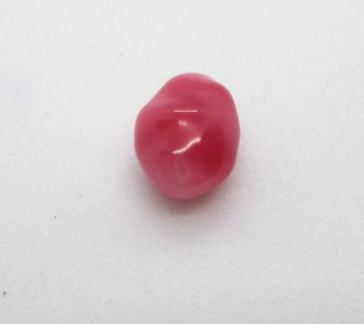 Dark Pink Oval Conch Pearl 7mm