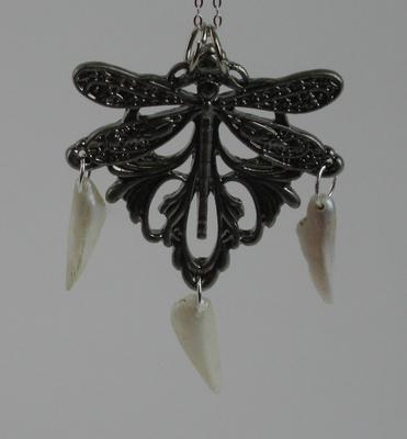 Pendant with 3 Natural USA Spike Pearls