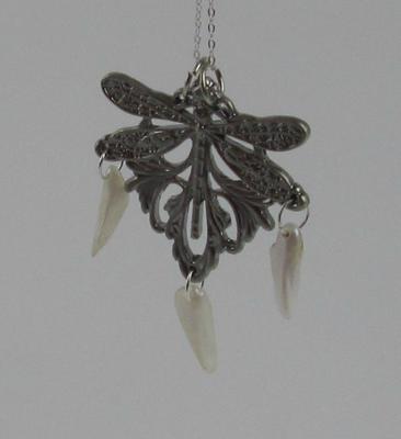 Pendant with 3 Natural USA Spike Pearls