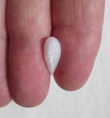 Drop Shaped Clam Pearl 3+ carats with Flame for Sale