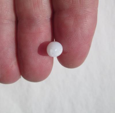 Drop Shaped Clam Pearl 3+ carats with Flame for Sale