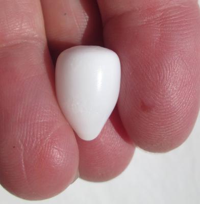 Exceptional Drop Shaped Clam Pearl 13+ carats 