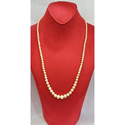 Exceptional Natural Basra Pearl Strand Necklace 54 carats