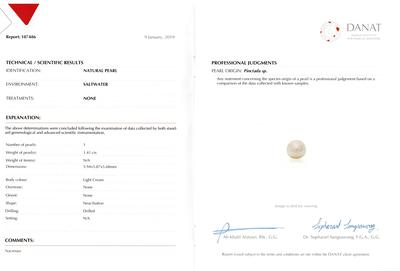 Fancy 12 Pearl Ring Basra Pearls 18K Yellow Gold