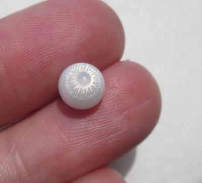 Fat Drop Clam Pearl with Full Flame 2+ carats