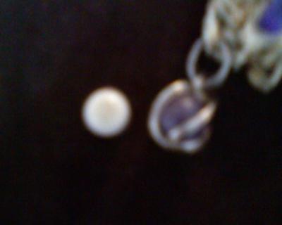 Two pretty quahog pearls