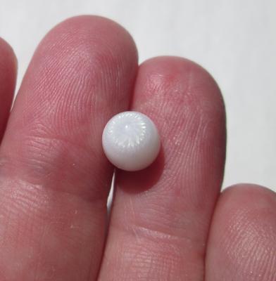 Flame Clam Pearl 3+ carats 8mm