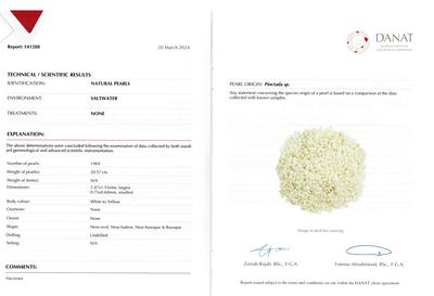 Floating Natural Pearls Set Basra Pearls