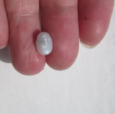 Full Flame 3 carat Clam Pearl Oval Shaped 9mm 