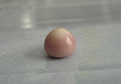GIA-certified natural quahog clam pearl, 10 ct