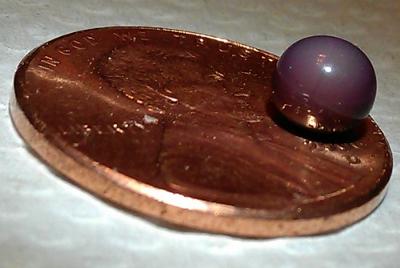 Natural quahog pearl