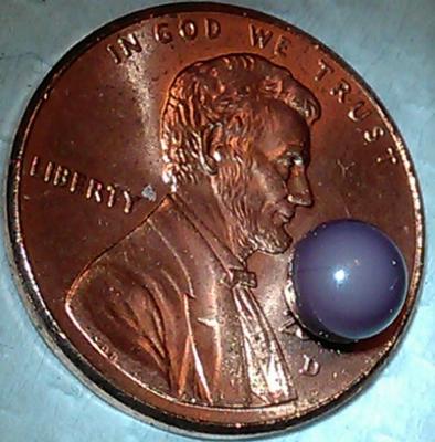 Natural quahog pearl